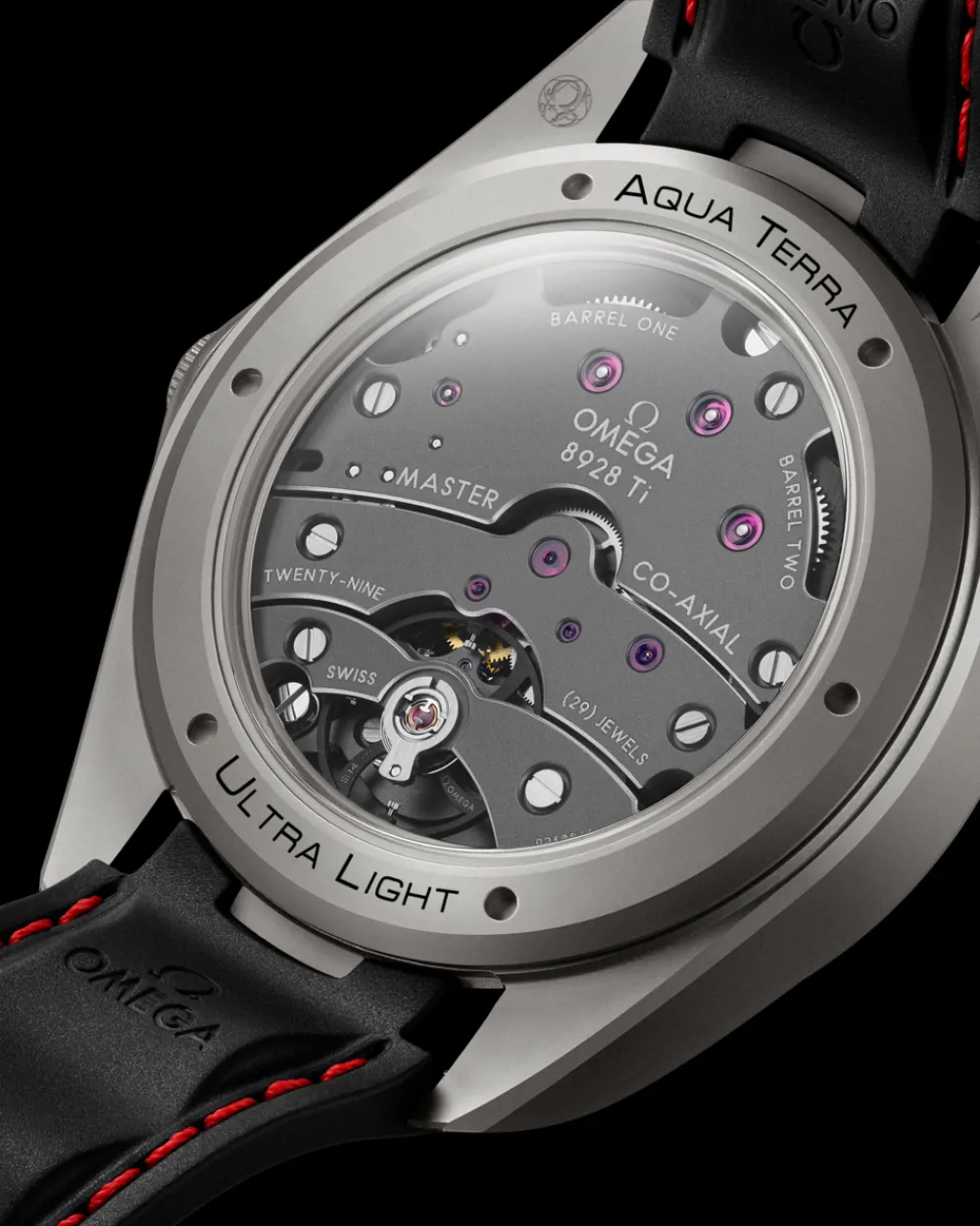 41 mm, titanium on rubber strap^OMEGA New