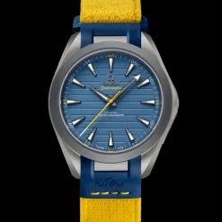 41 mm, titanium on rubber strap^OMEGA Fashion