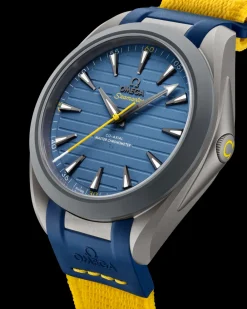 41 mm, titanium on rubber strap^OMEGA Fashion
