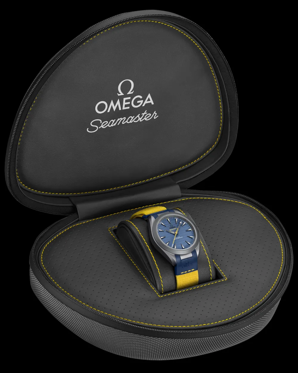 41 mm, titanium on rubber strap^OMEGA Fashion