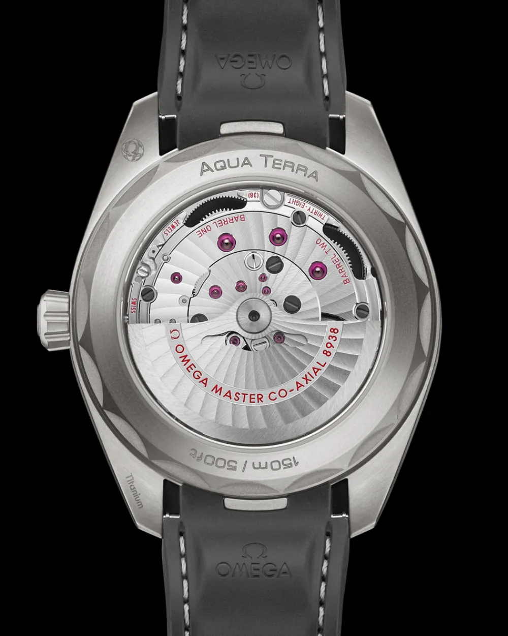 43 mm, titanium on rubber strap^OMEGA Sale