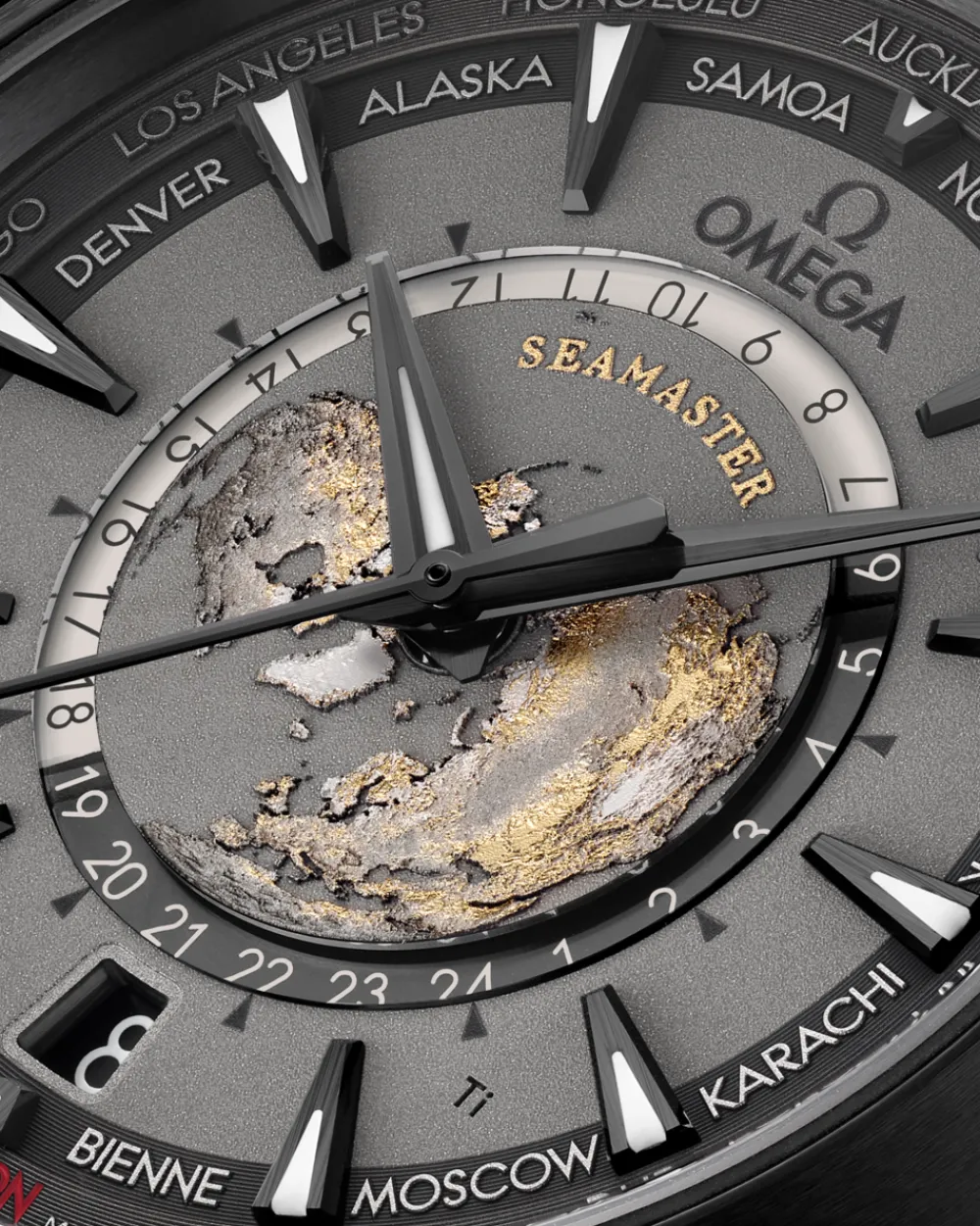 43 mm, titanium on rubber strap^OMEGA Sale