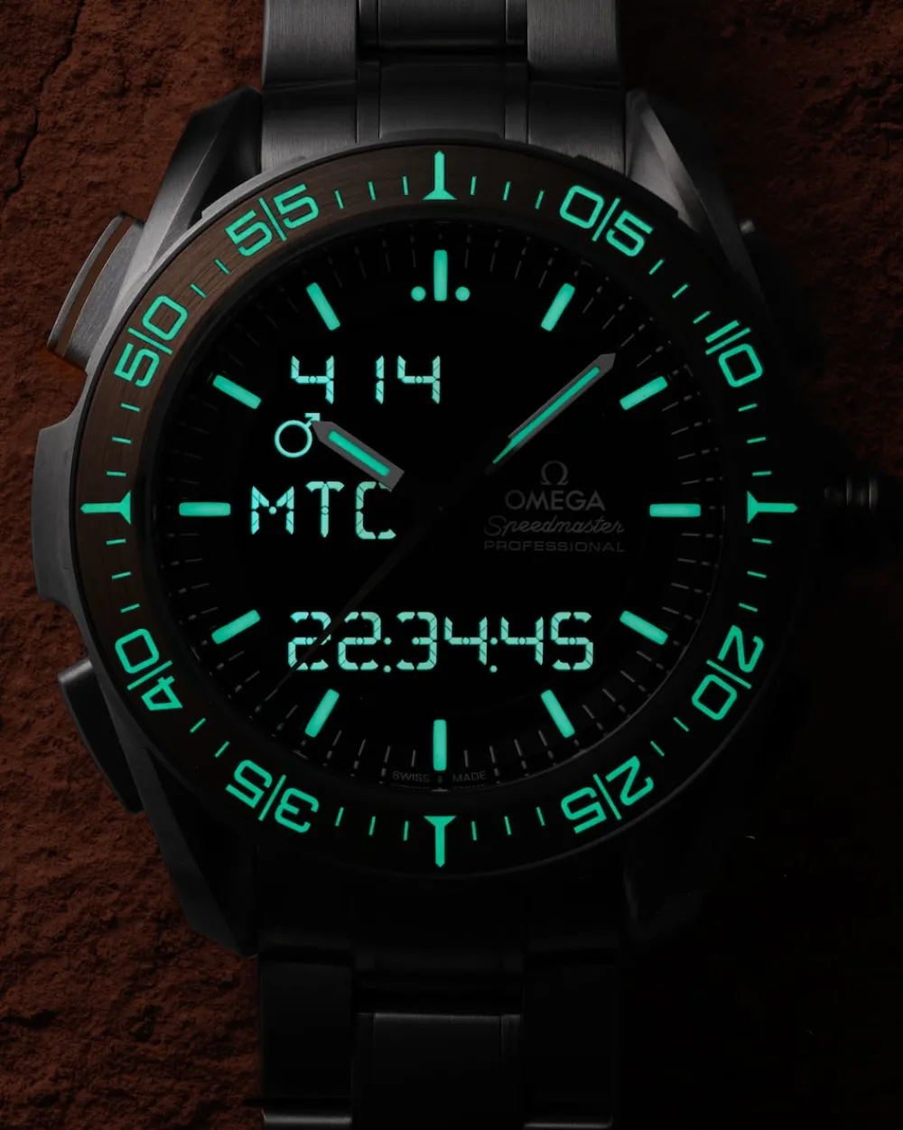 45 mm, titanium on titanium^OMEGA Discount
