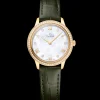 27.5 mm, yellow gold on leather strap^OMEGA Sale