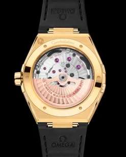 41 mm, yellow gold on leather strap^OMEGA Discount