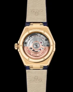 29 mm, yellow gold on leather strap^OMEGA Best
