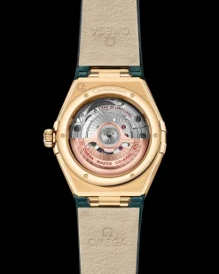 29 mm, yellow gold on leather strap^OMEGA Hot