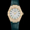 29 mm, yellow gold on leather strap^OMEGA Sale