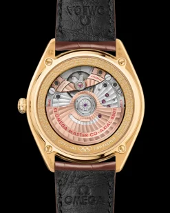 39.5 mm, yellow gold on leather strap^OMEGA Online
