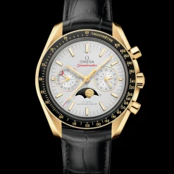 44.25 mm, yellow gold on leather strap^OMEGA Online