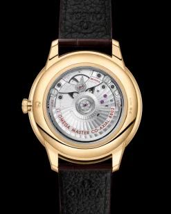 41 mm, yellow gold on leather strap^OMEGA Online