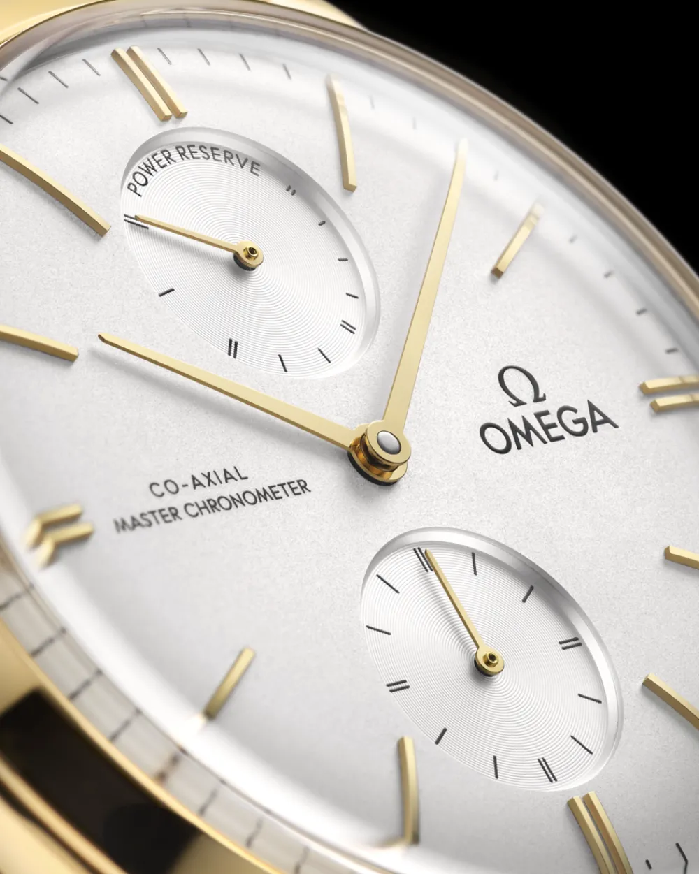 40 mm, yellow gold on leather strap^OMEGA Outlet