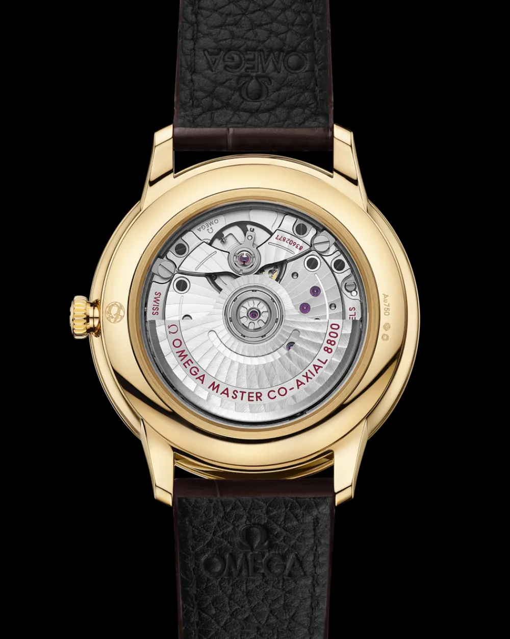 40 mm, yellow gold on leather strap^OMEGA Best
