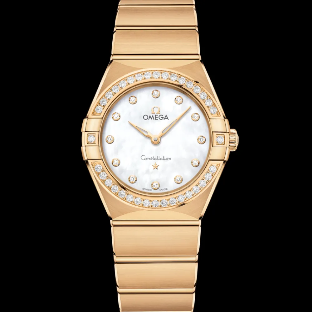 28 mm, yellow gold on yellow gold^OMEGA New