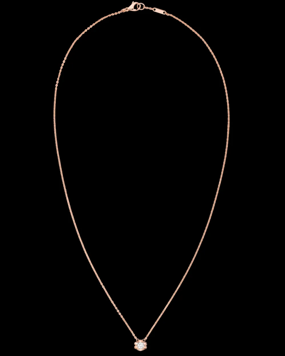 Necklace, 18k red gold, diamonds^OMEGA Outlet