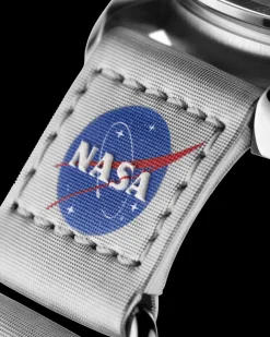 2‑piece grey Speedmaster Moonwatch VELCRO® strap^OMEGA Hot