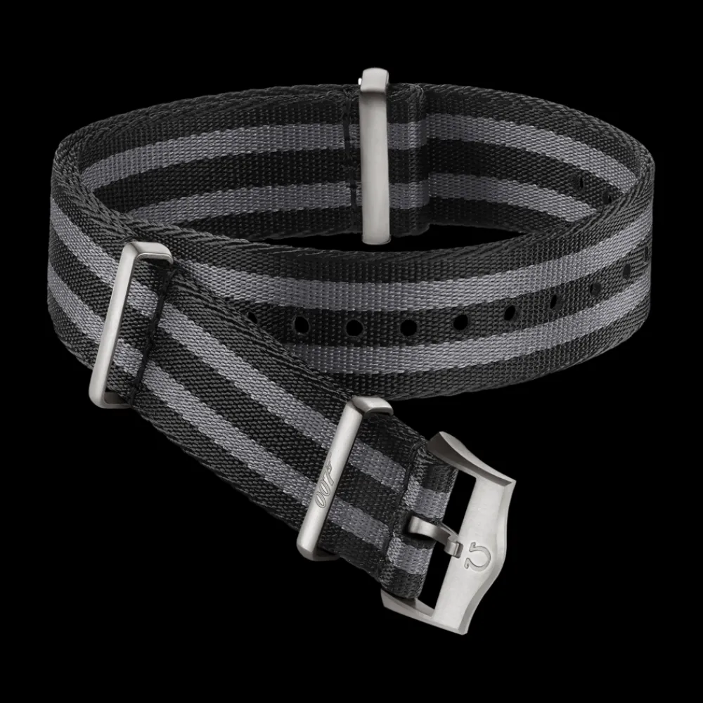 Polyamide, 5 stripe black grey^OMEGA Clearance