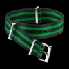 Polyamide, black and green^OMEGA Online