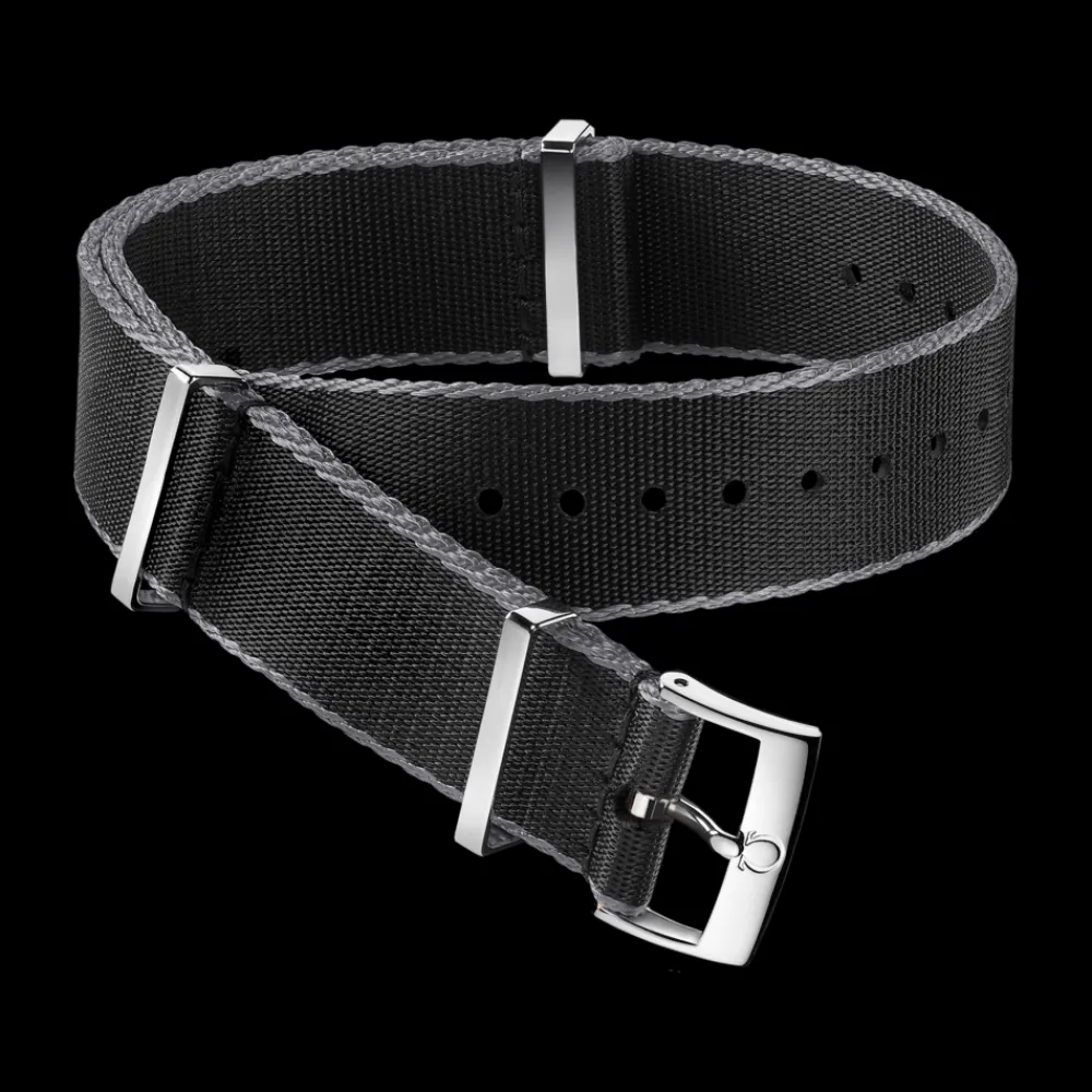 Polyamide, black grey bordered^OMEGA Discount