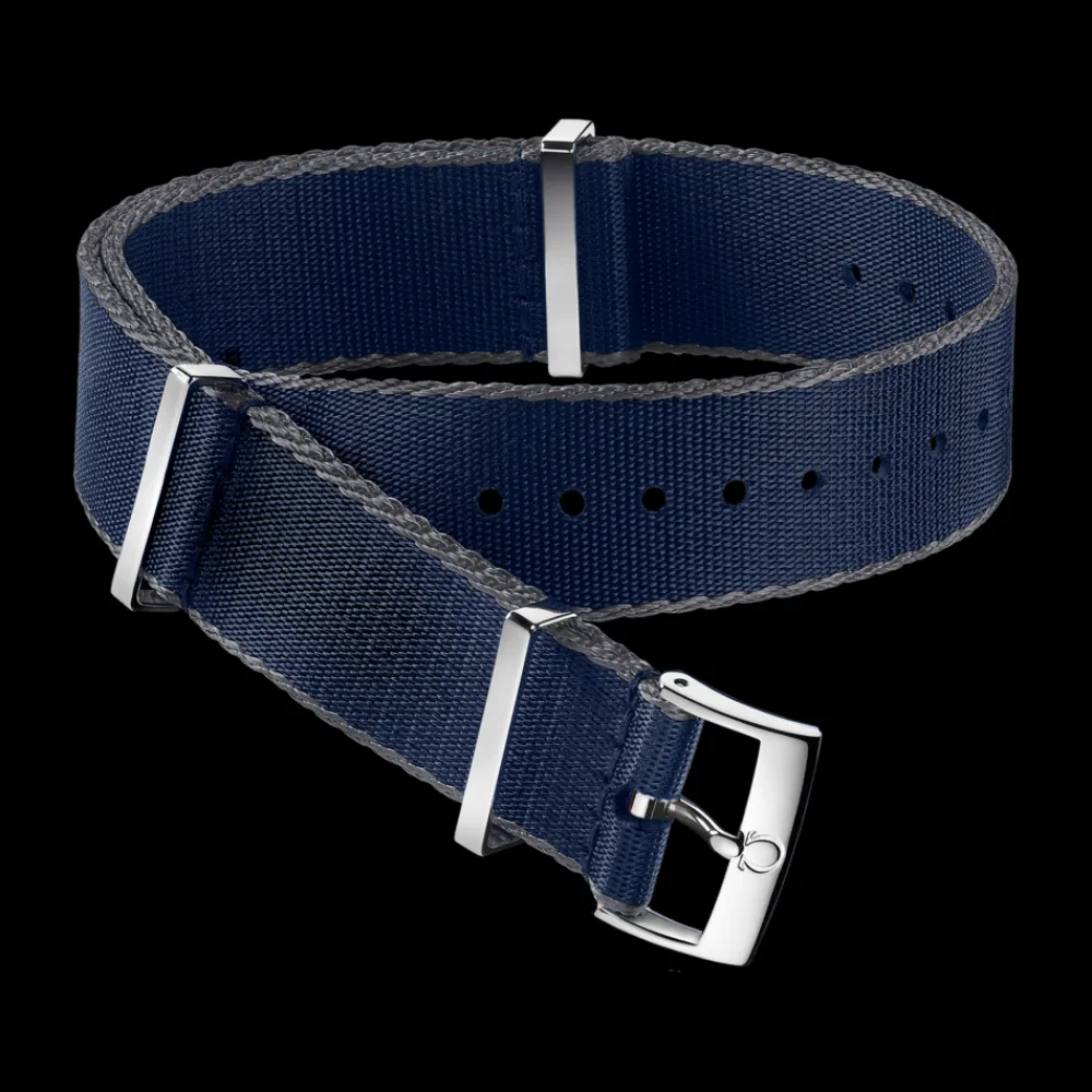 Polyamide, blue and grey^OMEGA Online