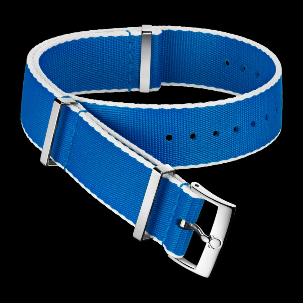 Polyamide, blue and white^OMEGA Discount