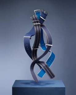 Polyamide, blue and white^OMEGA Discount