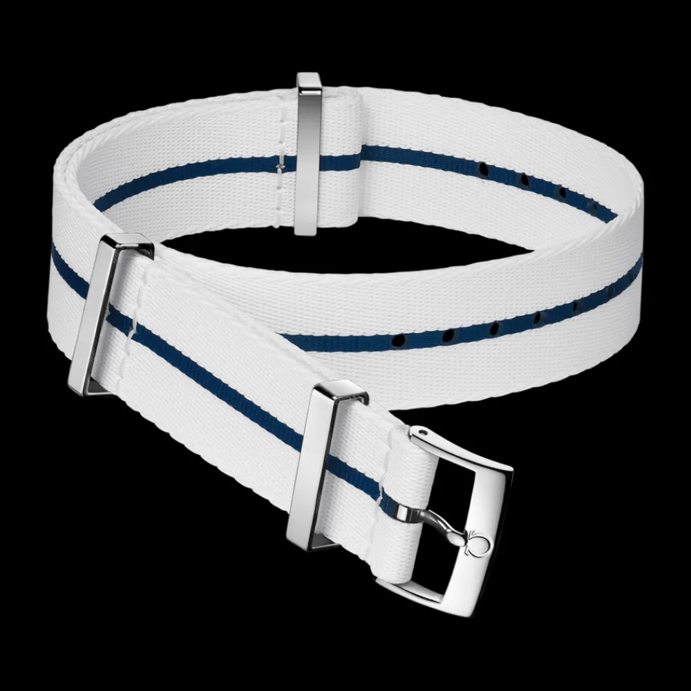 Polyamide, blue and white^OMEGA Clearance