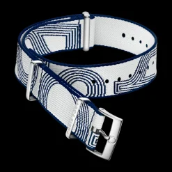 Polyamide, blue and white^OMEGA Sale
