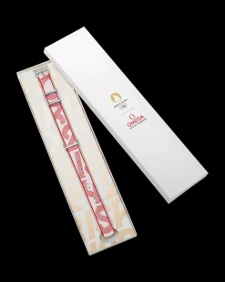 Polyamide, red and white^OMEGA Clearance