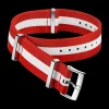 Polyamide, red and white^OMEGA Clearance