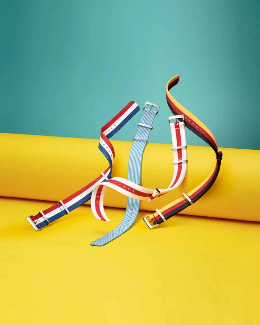 Polyamide, red and white^OMEGA Online