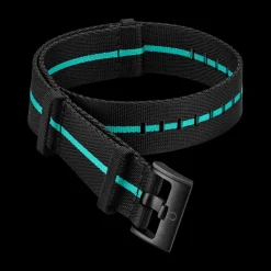 Polyamide, turquoise and black^OMEGA Clearance