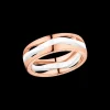 Ring, 18k red gold, ceramic^OMEGA Fashion