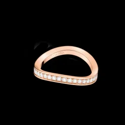 Ring, 18k red gold, diamonds^OMEGA New