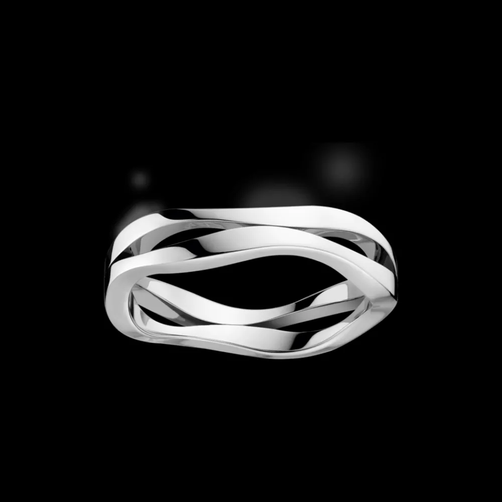 Ring, 18k white gold^OMEGA Discount