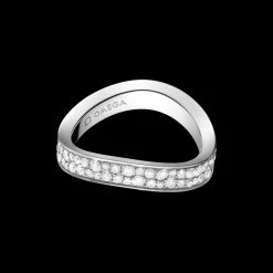 Ring, 18k white gold, diamonds^OMEGA Fashion