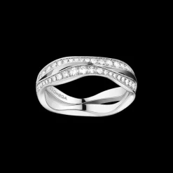 Ring, 18k white gold, diamonds^OMEGA Sale