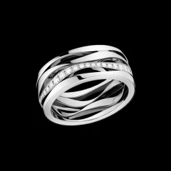 Ring, 18k white gold, diamonds^OMEGA Fashion