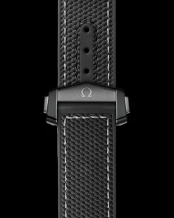 Seamaster Planet Ocean 600M black rubber strap with foldover clasp^OMEGA Clearance