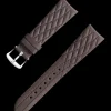 Taupe brown leather strap with pin buckle^OMEGA Hot