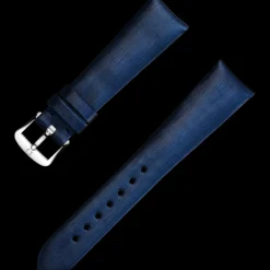 Technological‑satin blue strap with pin buckle^OMEGA Sale