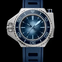 55x45 mm, O‑MEGASTEEL on rubber strap^OMEGA Fashion